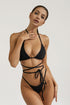 AIRRA Ora Bikini Top Black Leopard